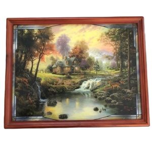 COPY - Thomas Kinkade Moutain retreat